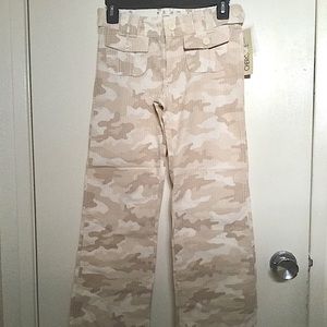 Vintage girl's camo pants